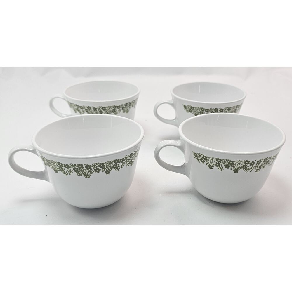 Corelle Livingware By Corning Crazy Daisy Spring Blossom Coffee Tea Cup Set Of 4